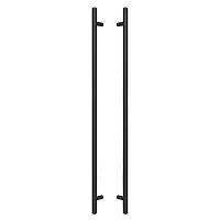 Ручки скобы ABARO Bali 90° L:1200 X:1000 D:32mm SS 304 черный RAL 9005 (комплект)