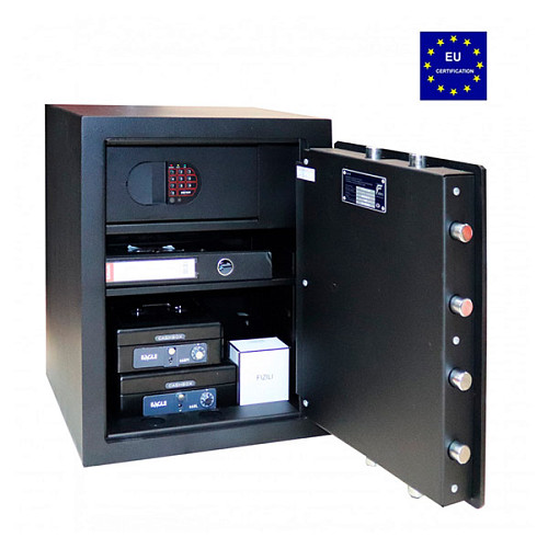 Сейф взломостойкий GRIFFON CLE I.55.FP BLACK - Фото №4