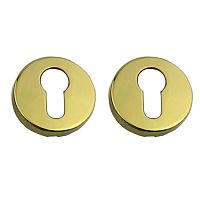 Накладки на серцевину FORME Fixa Round L01 латунь полірована