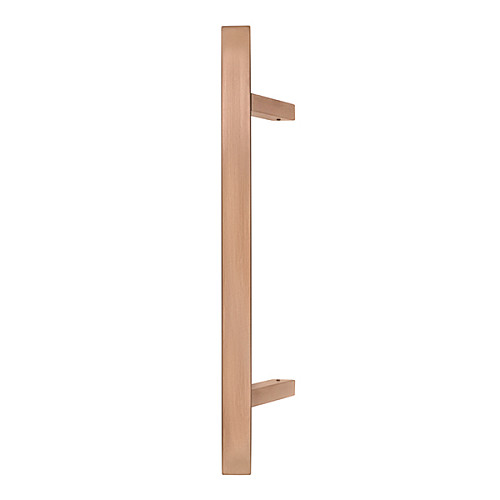Ручки скобы ABARO Sydney 45° L:600 X:400 W:40*20mm SS 304 медь PVD (комплект) - Фото №3