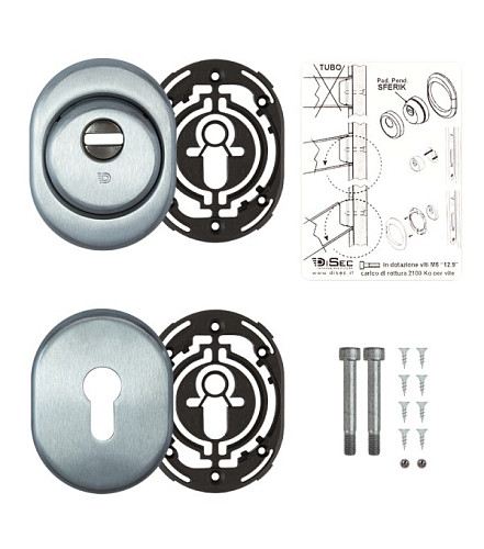 Протектор DISEC SFERIK BDS16 25 мм хром матовий - Фото №3