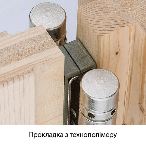 Завіс барний з гальмом ALDEGHI LUIGI 101OA125B 125 мм OA антична латунь - Фото №5