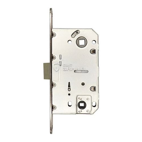 Механизм замка GAVROCHE GR96-K WC (BS50*96мм) пласт.язычок BN черный никель - Фото №3