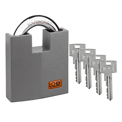 Навесной замок LOB GRANIT-2 KWG2 (4 ключа) - Фото №4