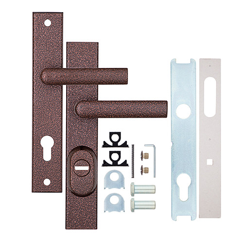 Ручки на планке с протектором ROSTEX R4 R 72мм (38-55мм) коричневый - Фото №6