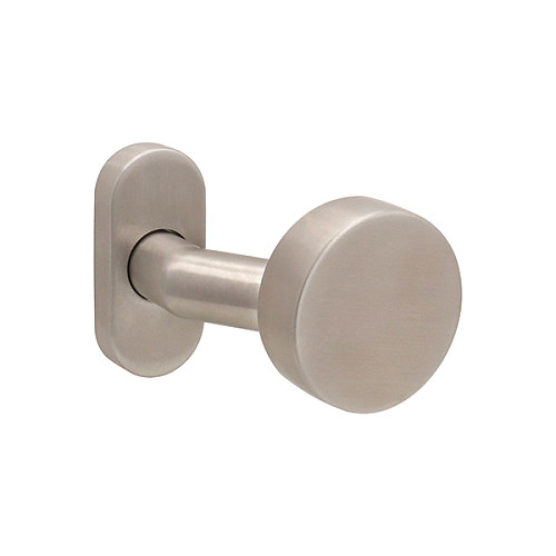 Ручки на розеті ABARO Lido FF фіксована-фіксована нержавіюча сталь - Фото №2