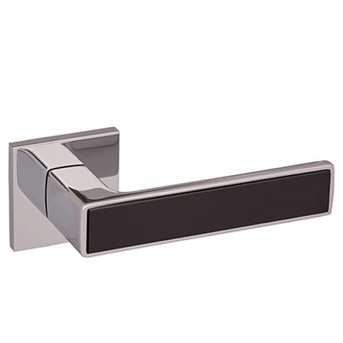 Ручки на розеті GAVROCHE Nikel Ni-Z25 CP/Black хром/чорний - Фото №4