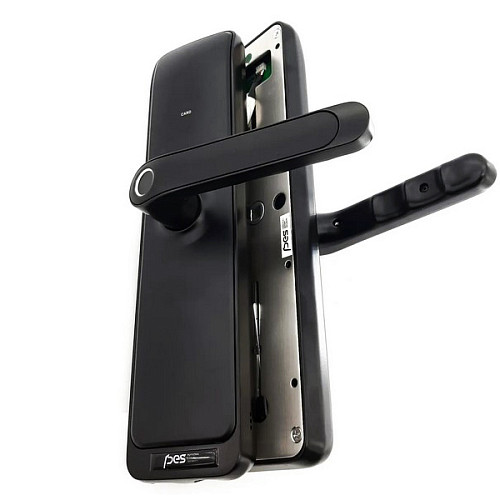 Розумний замок PES Husky Wi-Fi з WC фіксатором накладний чорний - Фото №7