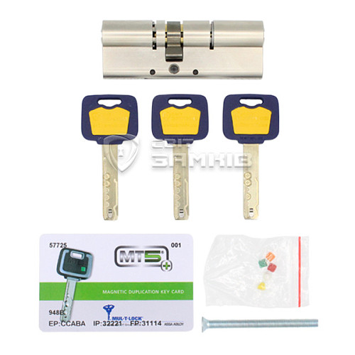 Циліндр MUL-T-LOCK MTL800/MT5+ 70 (35*35) нікель сатин - Фото №4