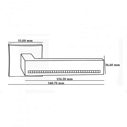 Ручки на розетте ORO/ORO Quattro (15E) MSN матовый никель/Swarovski - Фото №3