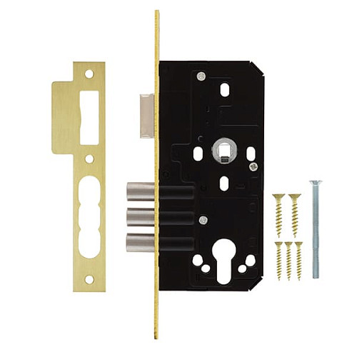 Механізм замка SANTOS 990 (BS55*90мм) матова латунь - Фото №6