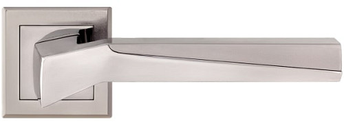 Ручки на розеті MVM Z-1319 (T7-E8) BN/SBN чорний нікель/матовий чорний нікель - Фото №2