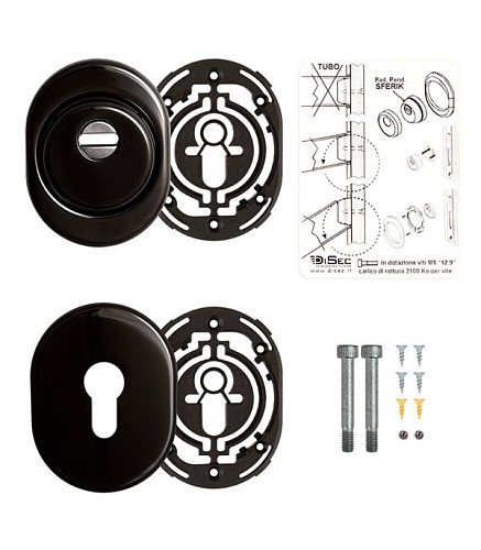 Протектор DISEC SFERIK BDS16 25 мм хром чорний - Фото №3