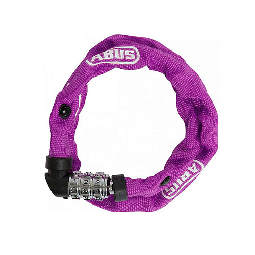 Замок для велосипеда ABUS 1200/60 Web з ланцюгом 60 см кодовий Coral рожевий  - Фото №2