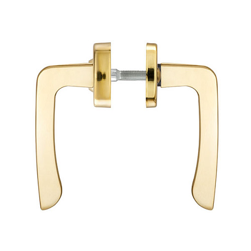 Ручки на планці з протектором ROSTEX Astra R 90мм (38-55мм) титан PVD - Фото №4