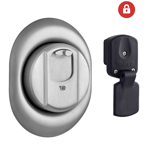 Протектор магнітний DISEC 4GN2MB 25 мм нержавіюча сталь матова - Фото №2