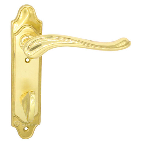 Ручки на планці Рубіно к/п 72 WC OLV золото - Фото №2