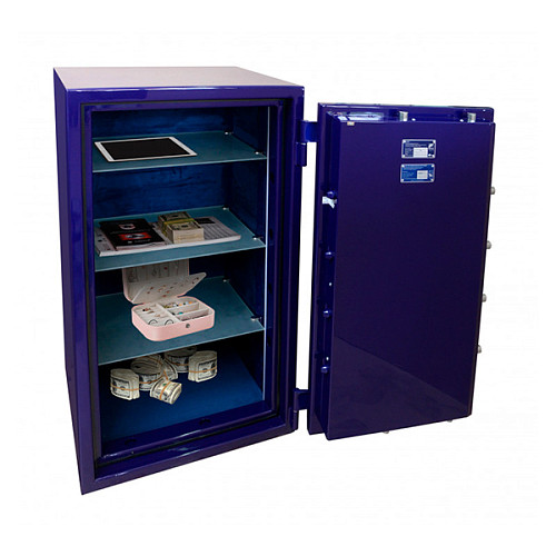 Сейф взломостойкий GRIFFON CLE III.110.E COMBI GLOSS BLUE - Фото №4