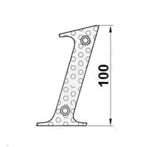 Цифра AMIG "1" черная - Фото №2