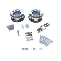 Розсувна система KOBLENZ K20 довжина 2,13 м на 2 полотна до 120 кг для скляних дверей