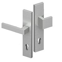 Ручки на планці MEDOS Dublin 92/50 натискна-фіксована нержавіюча сталь