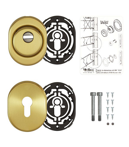Протектор DISEC SFERIK BDS16 25мм латунь матова - Фото №3