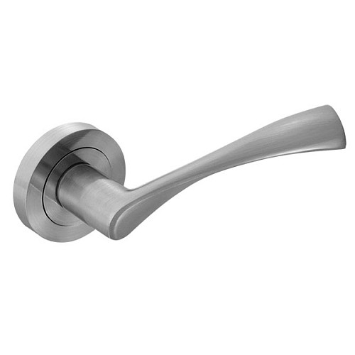 Ручки на розетте MVM A-1205 (T2-E3) MC матовый хром - Фото №2