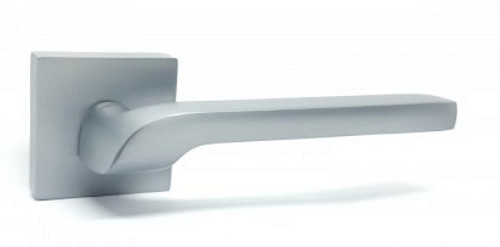 Ручки на розетте KEDR R62.120-AL SC тёртый алюминий - Фото №2