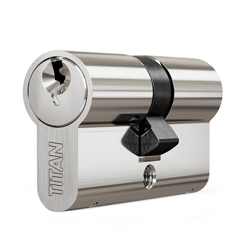 Циліндр TITAN K1 A 70 (35*35) нікель сатин - Фото №5