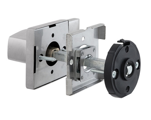 Ручки на розетте ROSTEX Quadrum H58 нержавеющая сталь матовая - Фото №3