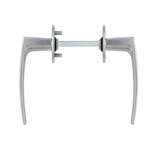 Ручки на розетте ABLOY Polarita хром сатин - Фото №2