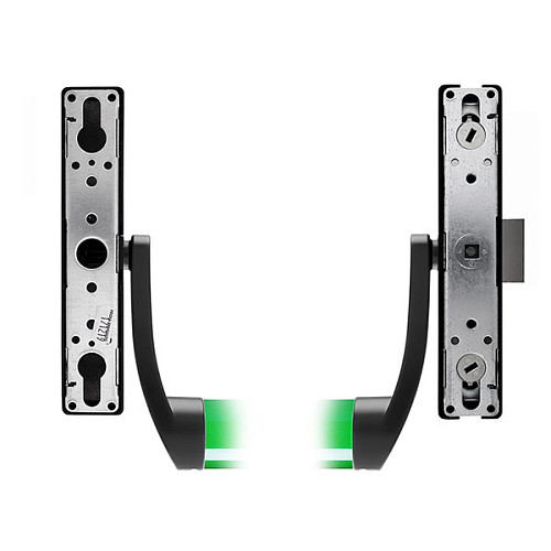 Антипаніка накладна TESA 1950 908 для евакуаційного виходу black green чорно-зелений - Фото №5