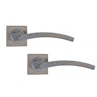 Ручки на розетте SIBA Assоs KB (А02) матовый никель/хром 