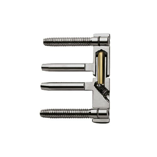 Завіс AGB 3D D-16 мм штиревий срібло - Фото №2