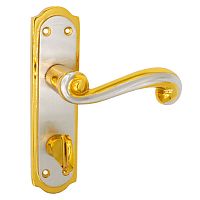 Ручки на планці Gul WC 62 сатин/золото