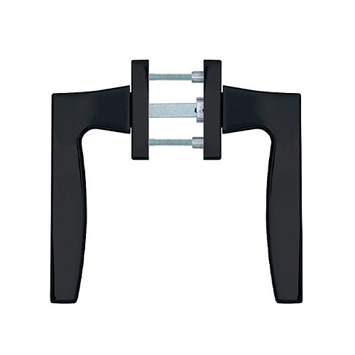 Ручки на розеті ROSTEX Kira H56 чорна - Фото №2