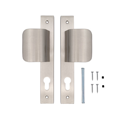 Ручки на планці OZEN Helen AL200-PH 85 мм фіксована-фіксована сатин - Фото №2