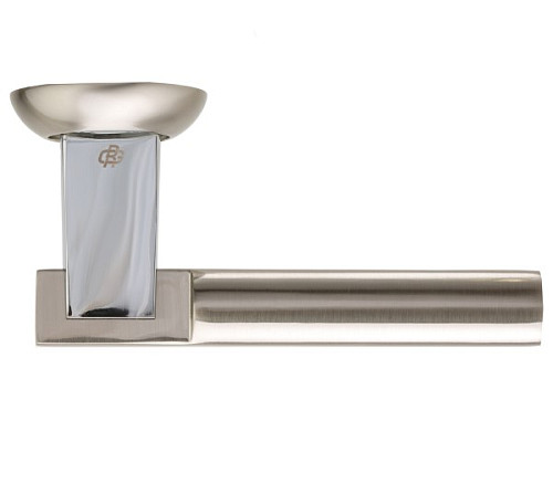 Ручки на розеті GAVROCHE Zirconium AL-A5 SN/CP нікель/хром - Фото №3