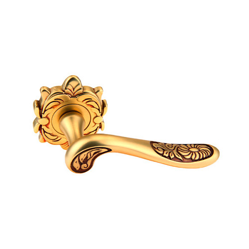 Ручки на розеті FADEX Daisy 202Z O17 золото французьке - Фото №2