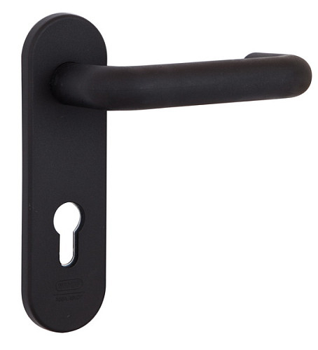 Ручки протипожежні на планці KEDR 1919 BLACK чорні - Фото №2