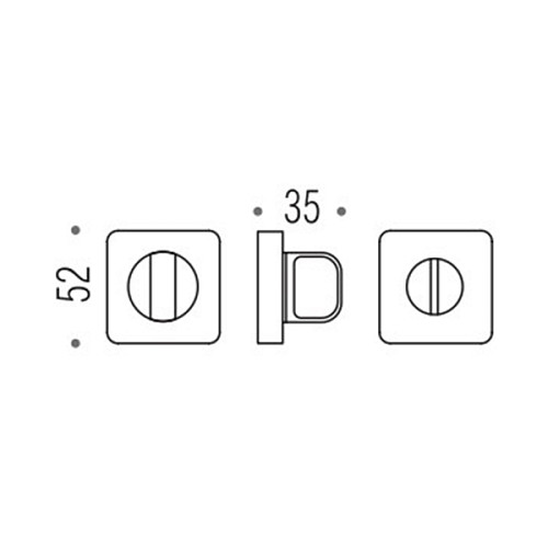 Вороток COLOMBO PT19 матовий графіт - Фото №2