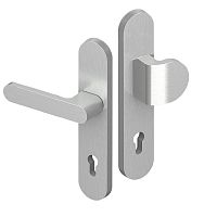 Ручки на планці MEDOS Berlin 92/50 натискна-фіксована нержавіюча сталь