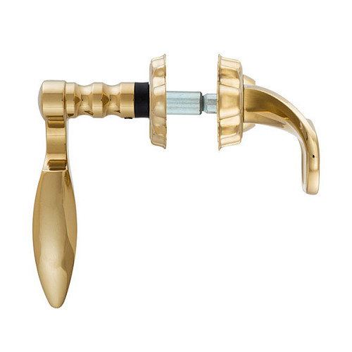 Ручки на планке с протектором ROSTEX Ozdobna R 92мм (40-45мм) фиксированная-нажимная титан PVD матовый (правая) - Фото №6