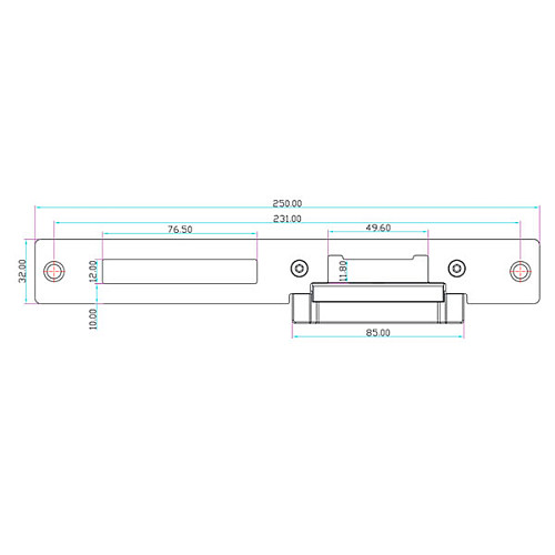 Электрозащелка YLI YS-138LK-S (переключатель НЗ/НО) - Фото №4
