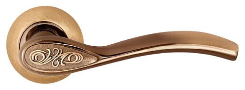 Ручки на розеті MVM Z-1313 (T3-E9) PCF полірована бронза - Фото №3