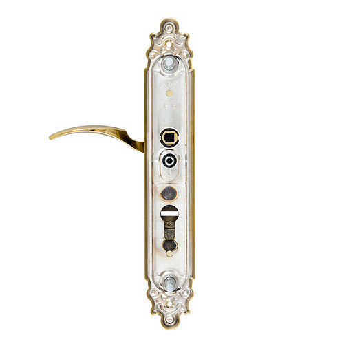 Ручки на планке с протектором ROSTEX Ozdobna R 90мм (38-45мм) титан PVD матовый - Фото №3