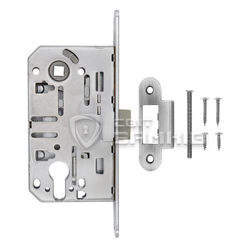 Механизм замка GAVROCHE GR85-K PZ (BS50*85мм) пласт.язичок CP хром - Фото №4