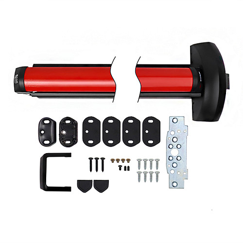 Антипаника накладная CISA Fast Touch 59801.10 1-точечная красно-черная - Фото №14