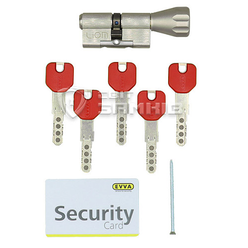 Циліндр EVVA MCS 67T (31*36T) нікель сатин - Фото №7