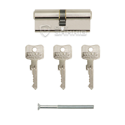 Циліндр WILKA 1400 A 85 (40*45) нікель - Фото №5